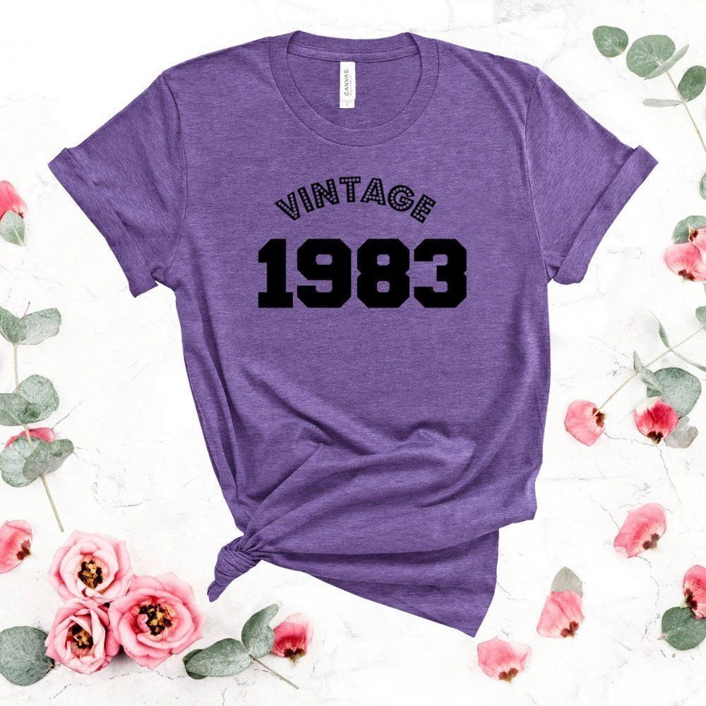 Vintage 1983 Soft Graphic Custom Tee Shirt - Picture 7 of 14
